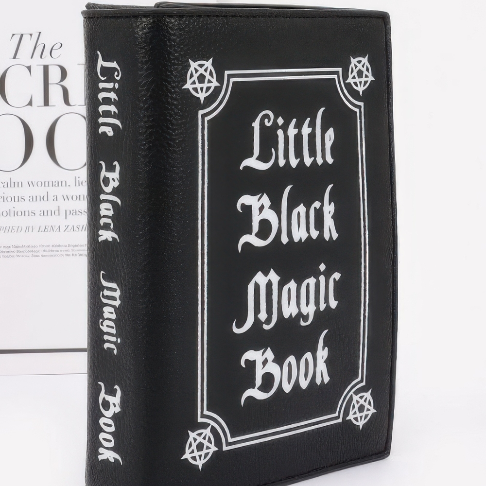 Chic Black Magic Book Clutch - Picture 4 of 5